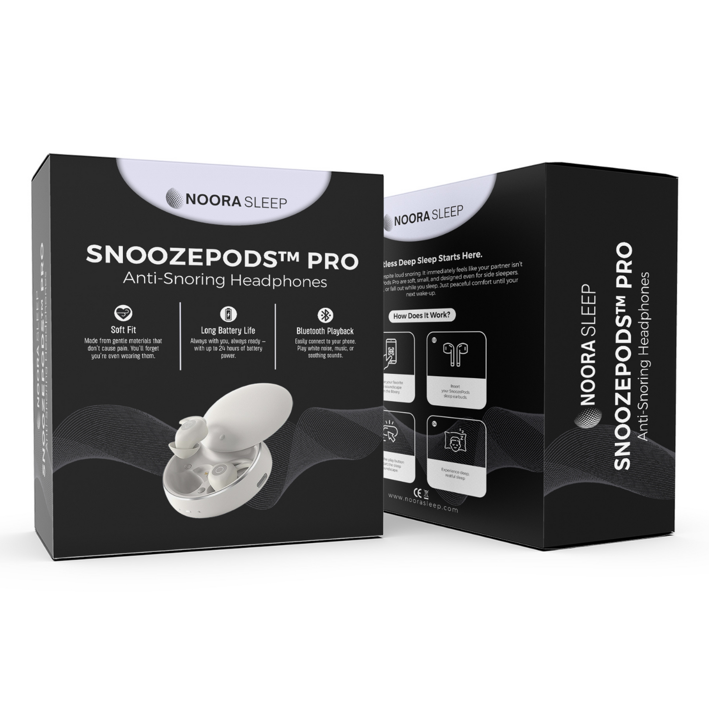 SnoozePods™ Pro - Bluetooth Sleepbuds