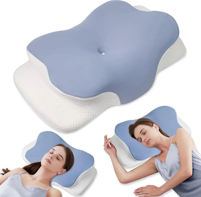 Ergonomic pillow for side sleepers
